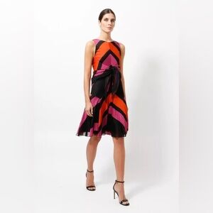 Balenciaga by Nicolas Ghesquière Graphic Knot Flared Dress Fall 2007 Collection